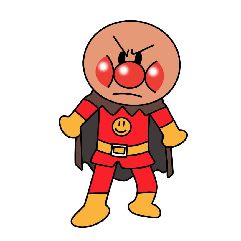 disegni di Come-disegnare-Anpanman-–-Passo-8-2