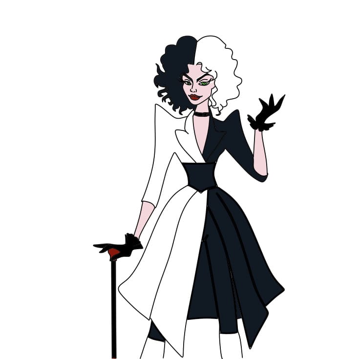 disegni di Cruella de Vil