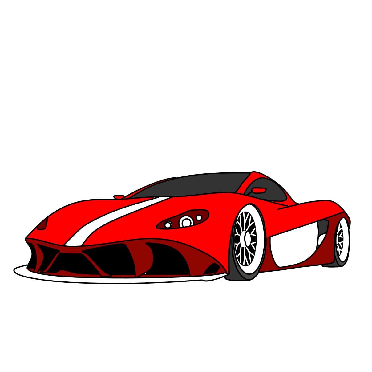 disegni di Come-disegnare-la-Ferrari-Passaggio-2