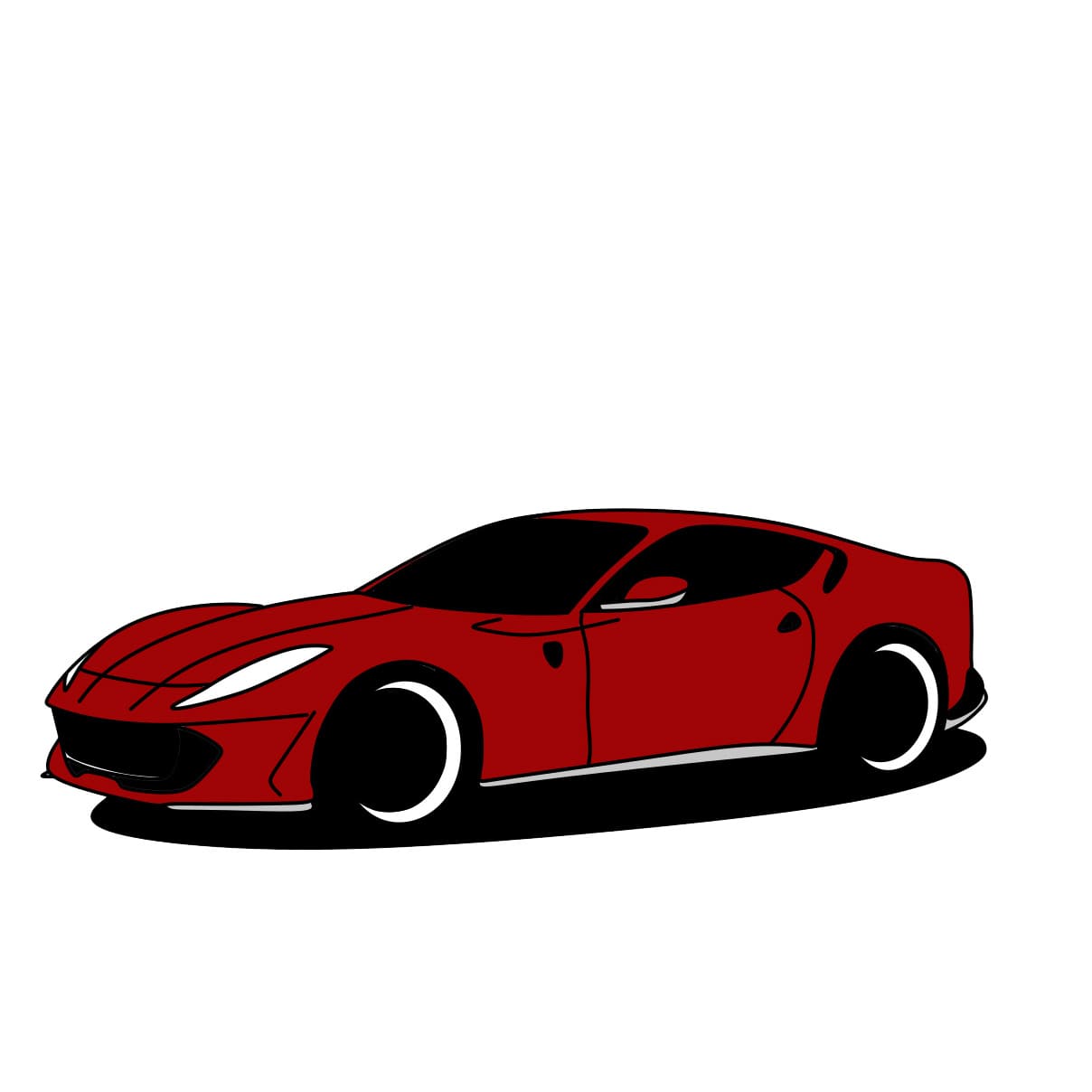 disegni di Come-disegnare-la-Ferrari-Passaggio-3