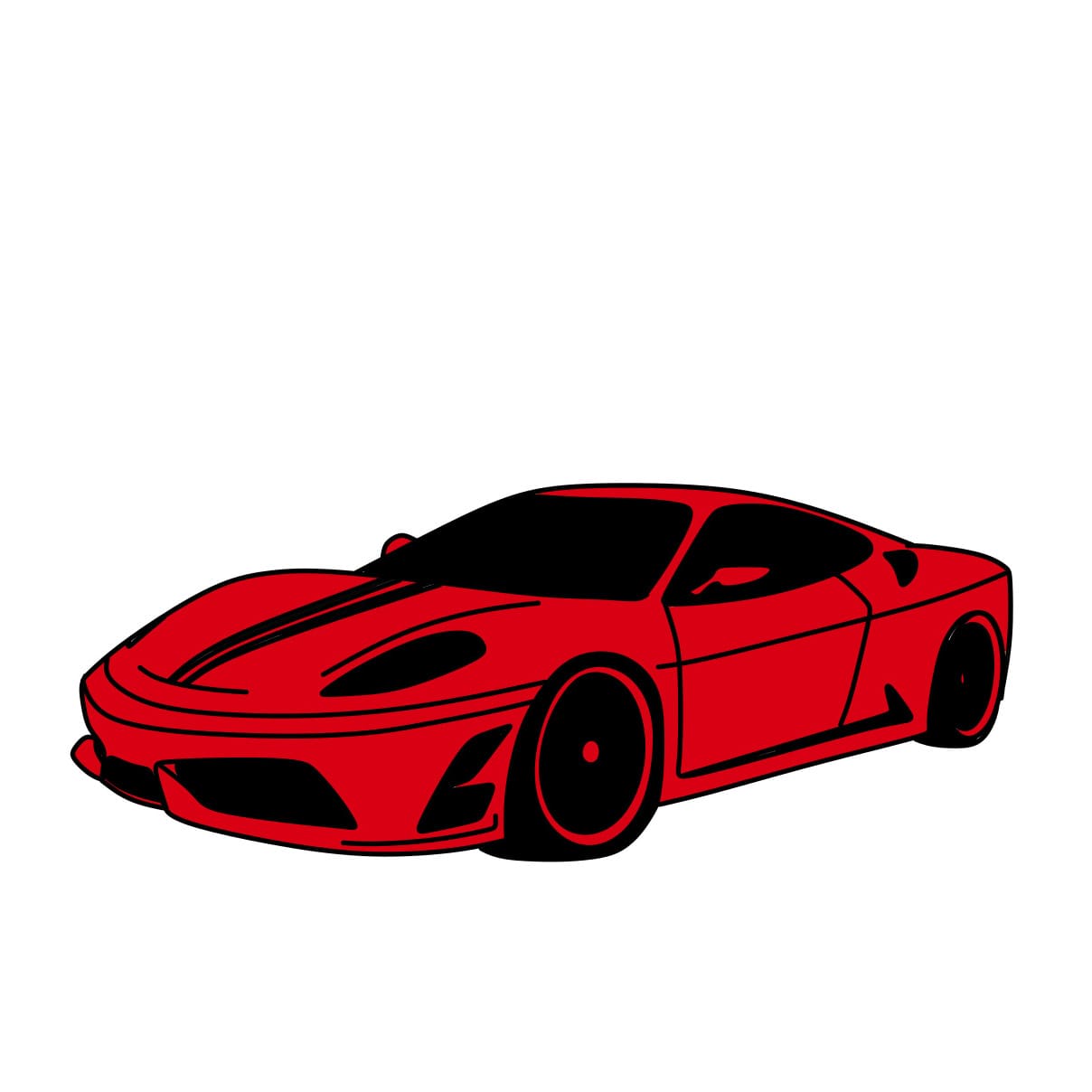 disegni di Come-disegnare-la-Ferrari-Passaggio-6