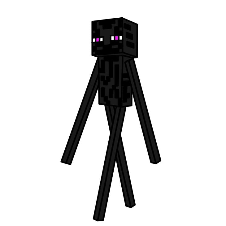 disegni di Come-disegnare-Enderman-Passo-7-5