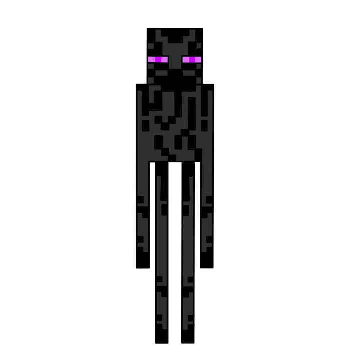 disegni di Come-disegnare-Enderman-Passo-7