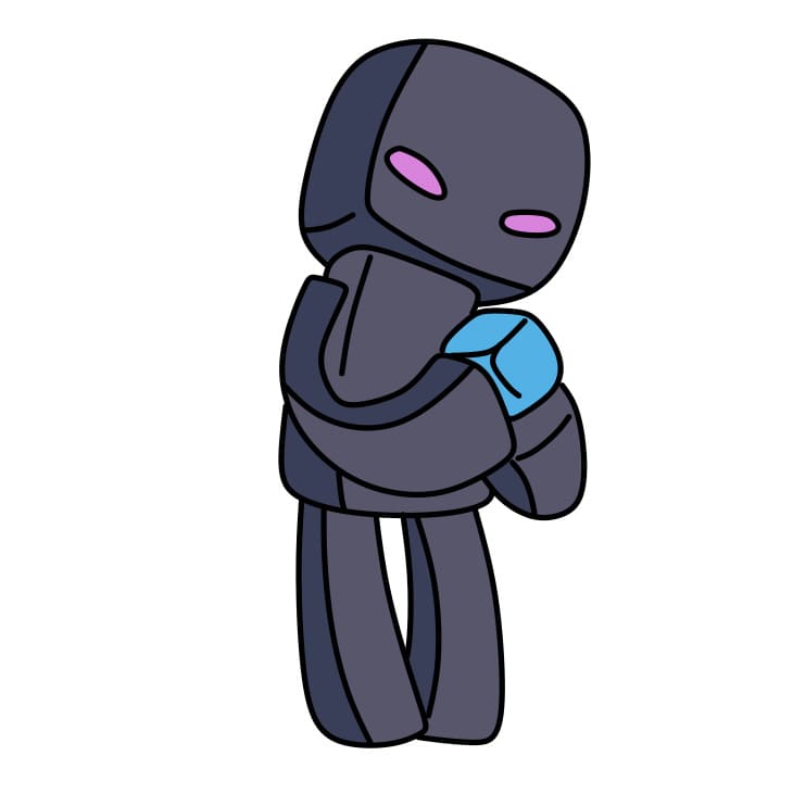 disegni di Come-disegnare-Enderman-Passo-8-5
