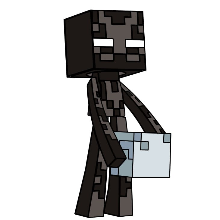 disegni di Come-disegnare-Enderman-Passo-9