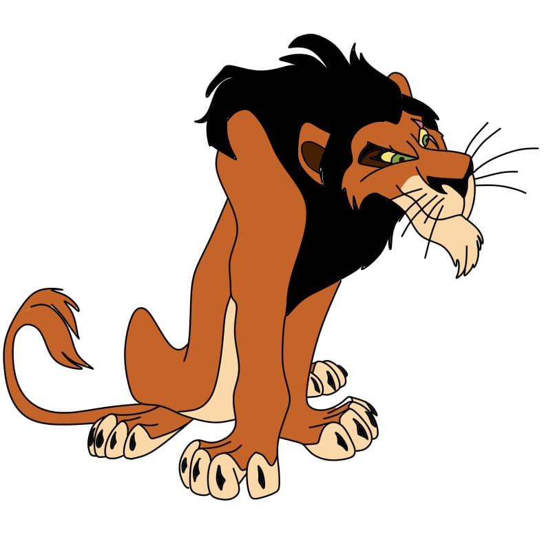 disegni di Scar (from The Lion King)