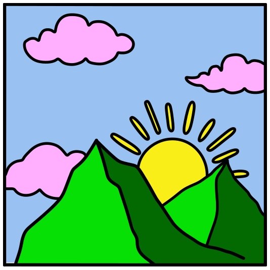 disegni di Mountain-3-7