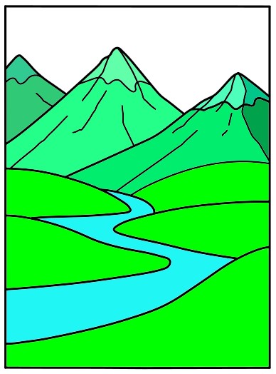 disegni di Mountain-5-7