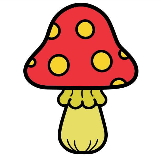 disegni di Mushroom-5-6