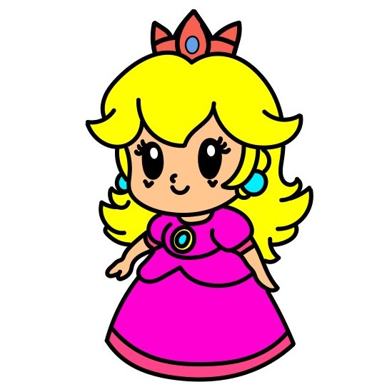 disegni di Princess-Peach-4-10