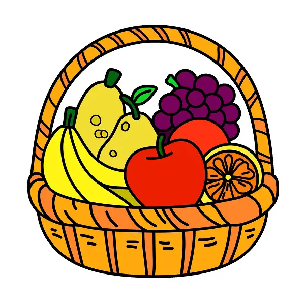 disegni di Cesto di Frutta