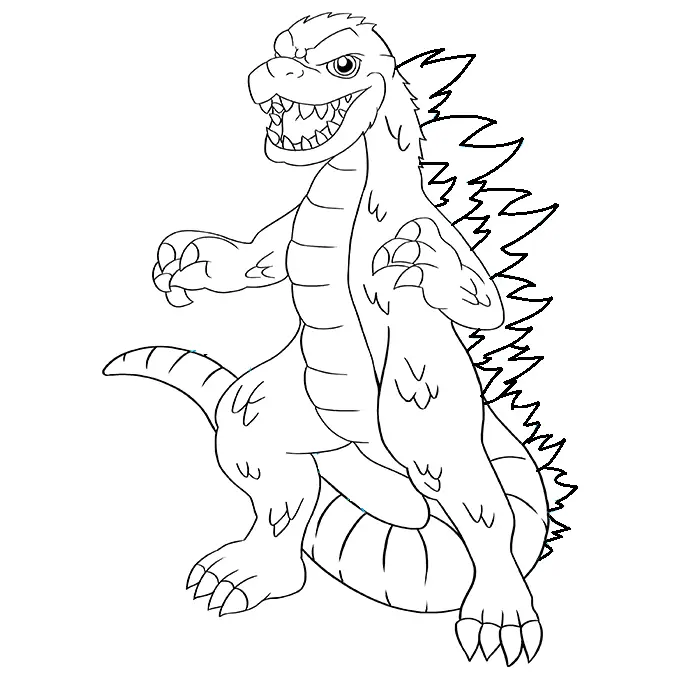 disegni di Godzilla